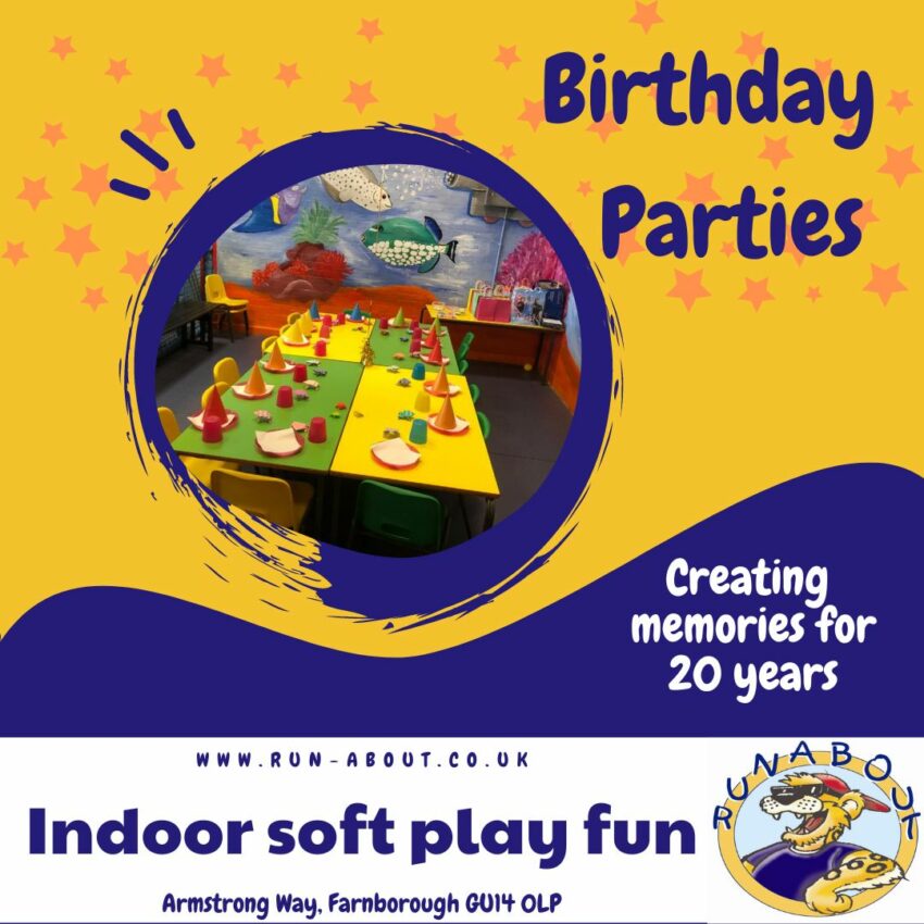 Birthday parties at Run About